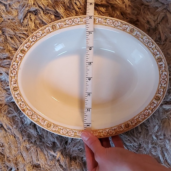 Vintage Ridgways England Restaurant ware The Queen's Montreal oval bowl - Picture 6 of 10